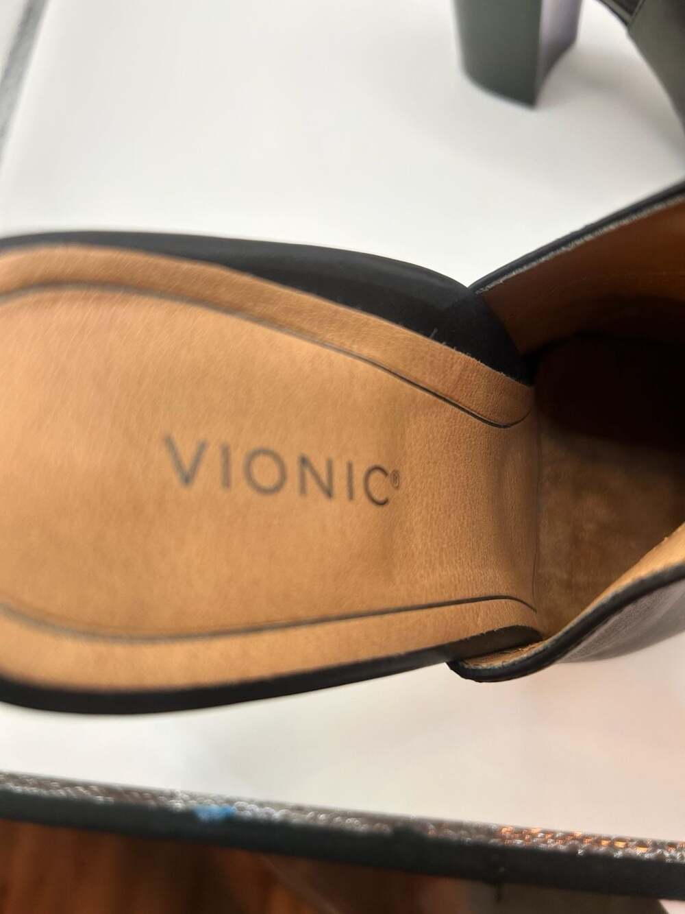 Vionic Sling Back Shoes-Black Perk Lacy Womens - Picture 7 of 8